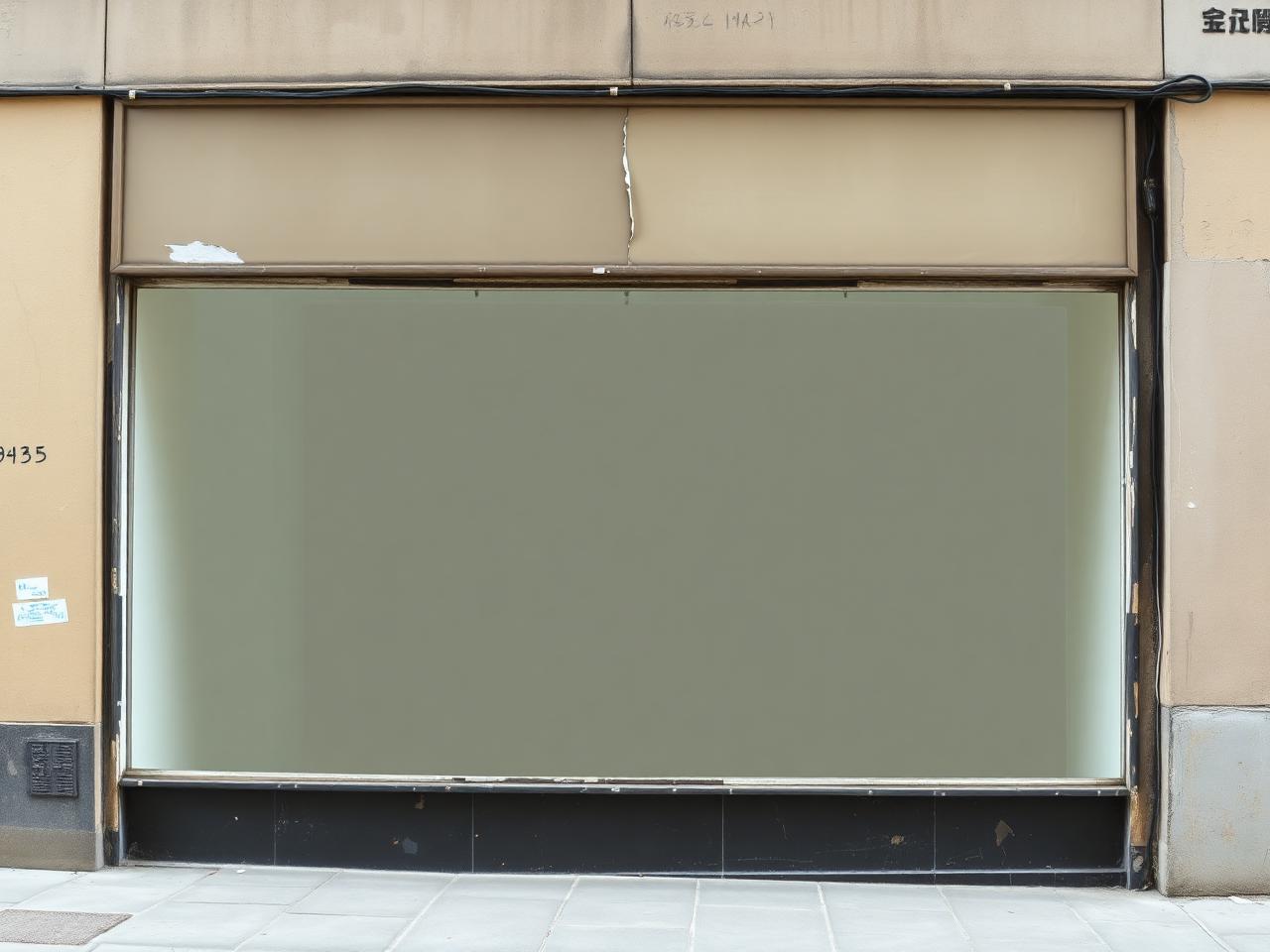 Shop Front — Ichhra, Lahore — before